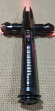 Load image into Gallery viewer, Sith style crossblade colour changing saber with loud bass speaker