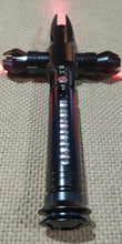 Load image into Gallery viewer, Sith style crossblade colour changing saber with loud bass speaker
